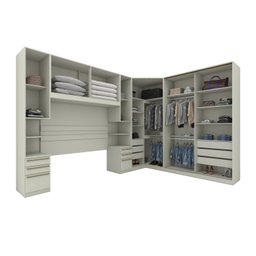Quarto Modulado Completo Casal 5 Peças 10 Portas 12 Gavetas Predileto - 4