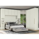 Ver imagem 1 de Quarto Modulado Completo Casal 5 Peças 10 Portas 12 Gavetas Predileto Bege/Areia HP