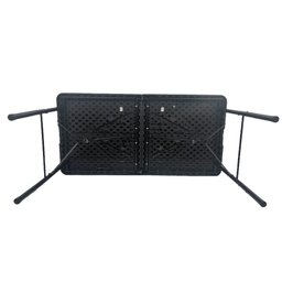 Mesa Maleta Ret VGHome 1,22x0,61x0,74m Cor Preta - 3