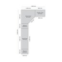Ver imagem 5 de Quarto Modulado Casal Completo 5 Peças 10 Portas Predileto Marrom/Areia HP/Jequitibá