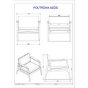 Ver imagem 4 de Poltrona Madeira Maciça Madagascar Móveis Clemet