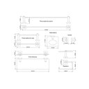 Ver imagem 2 de Kit de Acessórios para Banheiro 6 Peças Inox Square Sq12500 Ducon Metais