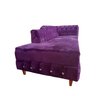 Divã Chesterfield Veludo Roxo Rr Decor - 2