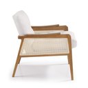 Ver imagem 5 de Poltrona Madeira Maciça Tela Natural Assento e Encosto com Fibra Siliconada Zâmbia