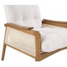 Poltrona Madeira Maciça Tela Natural Assento e Encosto com Fibra Siliconada Zâmbia  - 9