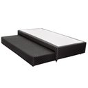 Ver imagem 1 de Cama Box Base C-auxiliar Universal Especial Mh1453 Bordado Black (96x203x32) - Herval