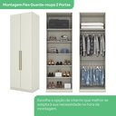 Ver mais imagens de Quarto Modulado Completo Casal 6 Peças 11 Portas 9 Gavetas Predileto
