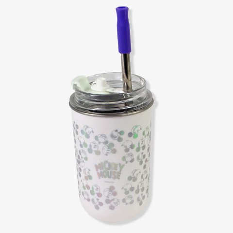 Copo Neo Térmico Canudo 300ml Mickey - Zonacriativa
