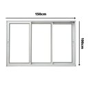 Ver imagem 4 de Janela de Alumínio Correr 100x150cm 3 Folhas Magnum Atlantica