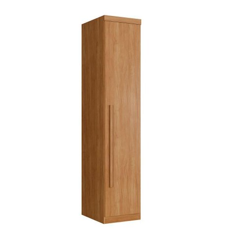 Módulo Dallas 4 Prateleiras 1 Porta MDF-MDP Corrediças Telescópicas Cinamomo Benetil Móveis