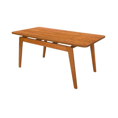Esmeralda 120cm Mesa de Jantar Laminada Madeira Castanho para Sala Cozinha Elegante Premium