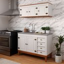 Ver imagem 1 de Cozinha Modulada 2 peças - Branco