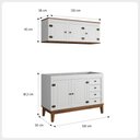 Ver imagem 4 de Cozinha Modulada 2 peças - Branco