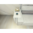 Ver imagem 2 de Mesinha Lateral para Sofá, Mesa Apoio, Mesa Auxiliar Sofá, Mesinha de Sofá Branco