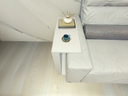 Ver imagem 2 de Mesinha Lateral para Sofá, Mesa Apoio, Mesa Auxiliar Sofá, Mesinha de Sofá Branco
