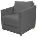 Ver imagem 1 de Poltrona Decorativa para Sala Recepção Manicure Consultório Celine Suede