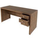 Ver imagem 2 de Mesa para Escritório Reversível 155 Cm 3 Gavetas Nogal