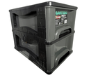 Ver imagem 2 de Gaveteiro Organizador 2 Gav Plasnew Resistente 1704 Cinza