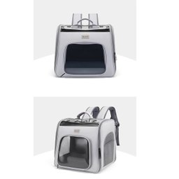 Mochila Transporte Gato Pet Cachorro Cao Animal de Estimaçao Pequeno Porte Alça Ajustavel Ombro Resi - 11