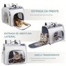 Mochila Transporte Gato Pet Cachorro Cao Animal de Estimaçao Pequeno Porte Alça Ajustavel Ombro Resi - 4