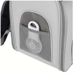 Mochila Transporte Gato Pet Cachorro Cao Animal de Estimaçao Pequeno Porte Alça Ajustavel Ombro Resi - 8
