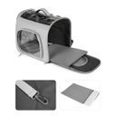 Ver imagem 6 de Mochila Transporte Gato Pet Cachorro Cao Animal de Estimaçao Pequeno Porte Alça Ajustavel Ombro Resi