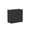 Ver imagem 1 de Armário Baixo para Escritório com 2 Portas P25 Preto