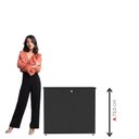 Ver imagem 5 de Armário Baixo para Escritório com 2 Portas P25 Preto