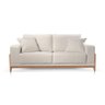 Sofá 3 Lugares Fixo Living Paris Linho Offwhite 2,10m - 2