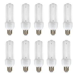 Lampada Fluorescente 220v 15w Kit 10 Unidades Branco Frio Iluminaçao Ambiente Residencial Comercial