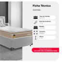 Ver imagem 5 de Colchão Solteiro Life D33 Pillow Top Bege 17x88x188cm