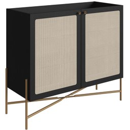 Balcao Cafe Bar 2 Portas Palhinha 28928 Linha Oslo Nero Artesano - 1