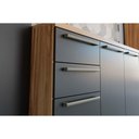 Ver imagem 7 de Gabinete de Cozinha Modulado Balcão P/ Pia Nápoli Prime 3 Portas e 2 Gavetas S/tampo 120cm Amendoa