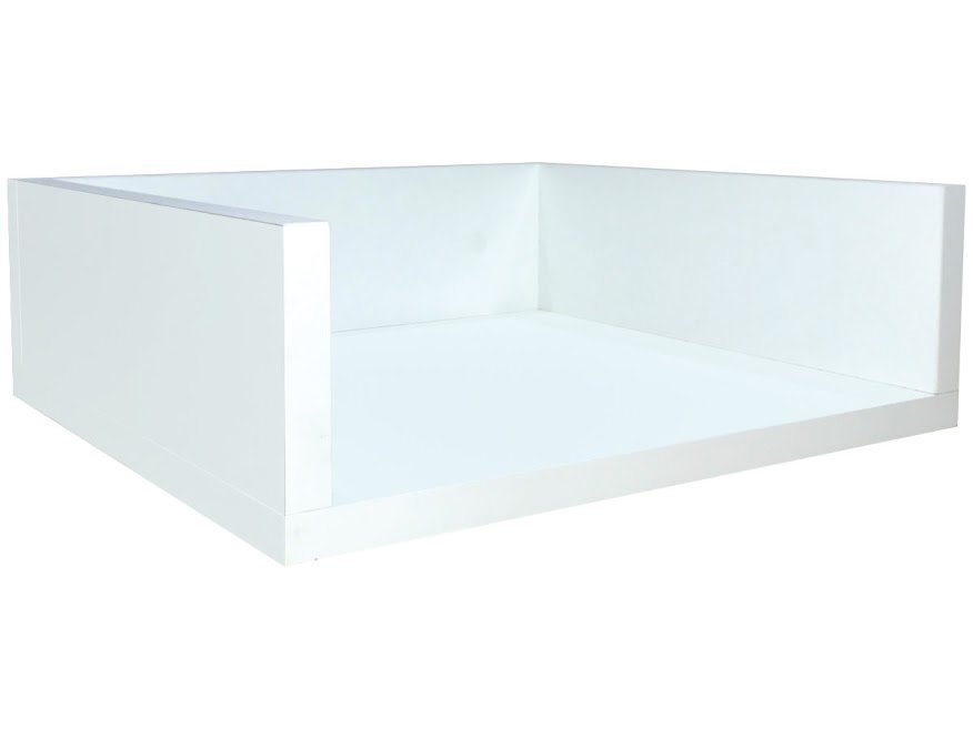 Nicho Prateleira Para Cafeteira E Filtro Mdf Branco 18 Mm - 3