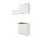 Ver imagem 4 de Lavanderia Modulada Kappesberg Celeste 3 Peças Branco 160cm