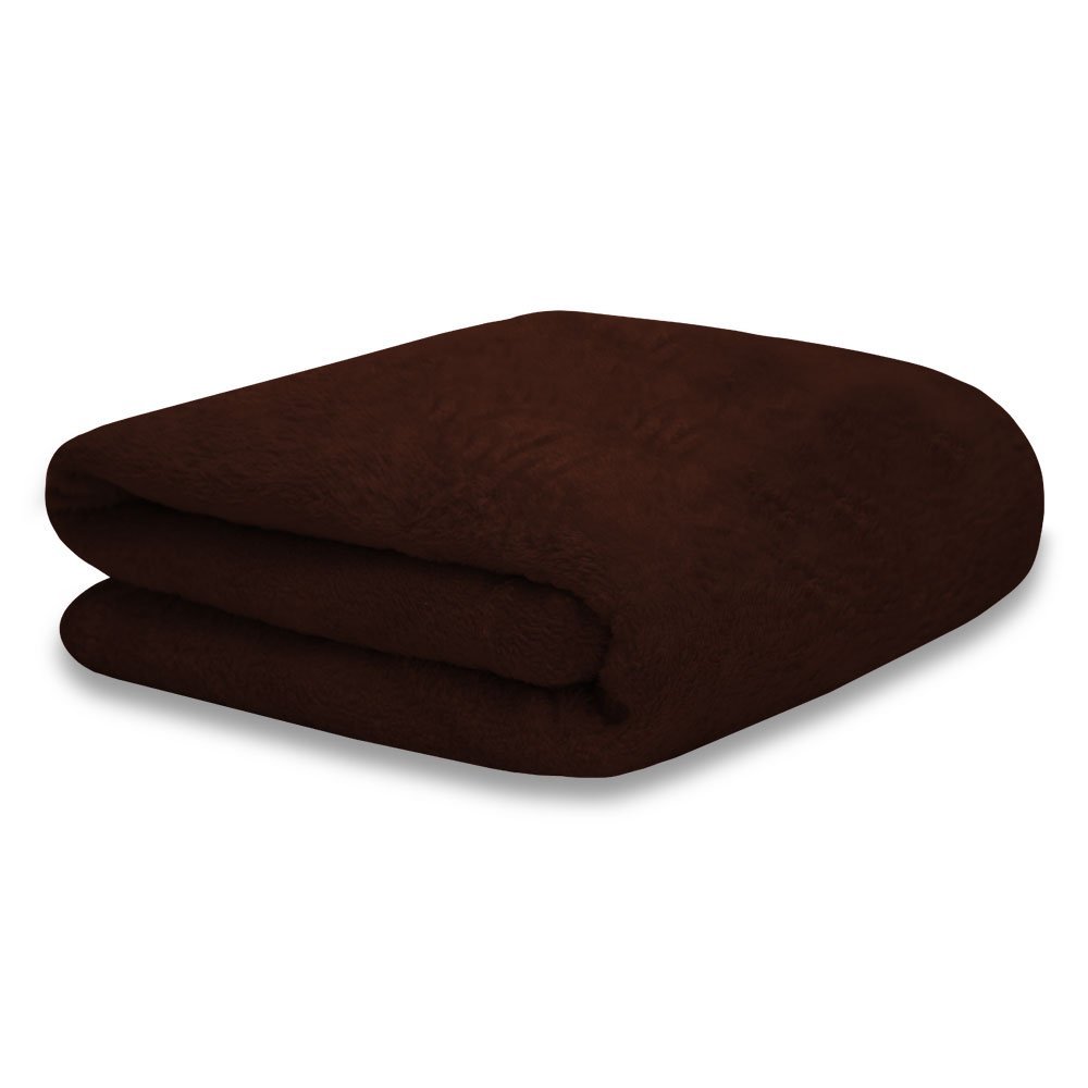 Manta Soft Cobertor Solteiro Microfibra Antialérgico Marrom