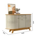 Ver imagem 5 de Balcão Aparador Buffet Sala de Estar 136cm Wylan Cumaru/opala M20 - D’Rossi