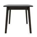 Ver imagem 3 de Mesa de Jantar 6 Lugares 160x90cm Tampo MDF Moby Artemobili Preto/Nogueira