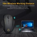 Ver imagem 2 de Mouse sem Fio 1600 Dpi 2,4 Ghz 6 Botões Usb Ergonômico Gamer