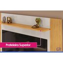 Ver imagem 5 de Estante Home Painel p/ TV 43 pol Iris 120cm Cedro/Bali DJ Móveis