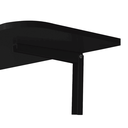 Ver imagem 3 de Mesa Retrátil Parede Cozinha Suspensa Dobrável Preta 90x40