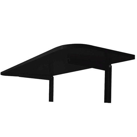 Mesa Retrátil Parede Cozinha Suspensa Dobrável Preta 90x40