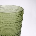 Ver imagem 2 de Conjunto de 6 Copos de Vidro Verde com Bolhas 385ml