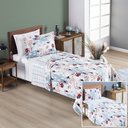 Ver imagem 1 de Kit Colcha + Jogo de Cama Bouti Kids Solteiro Infantil 5 Peças 100% Poliéster - Bombeiro