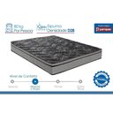 Ver imagem 4 de Conjunto Box Baú Casal: Colchão Espuma Paropas D28 Conforto Firme + Base Crc Suede Black (138x188)