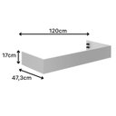 Ver imagem 2 de Conjunto de Rodapés para Cozinha 120cm 100% Mdf Phoenix Móvel na Caixa