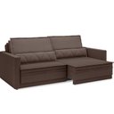 Ver imagem 5 de Sofá Cama Retrátil e Reclinável 180cm Velosuede Danubio Yescasa