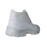 BOTINA DE SEGURANÇA BRANCO ELASTICO IMBISEG SOLADO PU BICO PLÁSTICO KADESH CA 17015 - 37 - 3