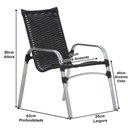 Ver imagem 2 de 4 Cadeiras e Mesa, 2 Espreguiçadeiras, 1 Balanço e Chaise Tabaco