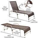 Ver imagem 3 de 4 Cadeiras e Mesa, 2 Espreguiçadeiras, 1 Balanço e Chaise Tabaco